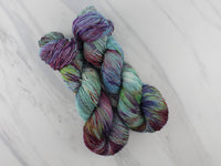 PAGLIACCI Hand-Dyed Yarn on Sparkly Merino Sock - Purple Lamb
