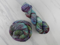 PAGLIACCI Hand-Dyed Yarn on Sparkly Merino Sock - Purple Lamb