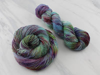 PAGLIACCI Hand-Dyed Yarn on Sparkly Merino Sock - Purple Lamb