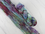 PAGLIACCI Hand-Dyed Yarn on Sparkly Merino Sock - Purple Lamb