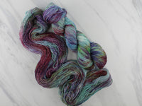 PAGLIACCI Hand-Dyed Yarn on Sparkly Merino Sock - Purple Lamb