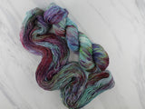 PAGLIACCI Hand-Dyed Yarn on Sparkly Merino Sock - Purple Lamb
