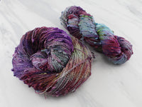 PAGLIACCI Hand-Dyed Yarn on Squiggle Sock - Purple Lamb
