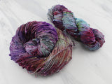 PAGLIACCI Hand-Dyed Yarn on Squiggle Sock - Purple Lamb