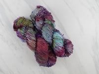 PAGLIACCI Hand-Dyed Yarn on Squiggle Sock - Purple Lamb