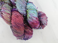 PAGLIACCI Hand-Dyed Yarn on Squiggle Sock - Purple Lamb