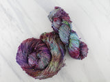PAGLIACCI Hand-Dyed Yarn on Squiggle Sock - Purple Lamb
