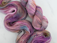 PARIS Indie-Dyed Yarn on Feather Sock - Purple Lamb