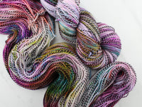 PARIS Indie-Dyed Yarn on Stained Glass Sock