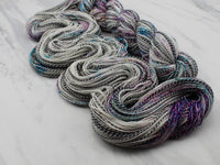 PARTY LIKE IT'S 2021 Hand-Dyed Yarn on Stained Glass Sock - Purple Lamb