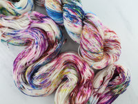 PARTY LIKE IT'S 2023 Indie-Dyed Yarn on Feather Sock - Purple Lamb