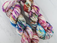 PARTY LIKE IT'S 2023 Indie-Dyed Yarn on Feather Sock - Purple Lamb