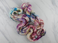 PARTY LIKE IT'S 2023 Indie-Dyed Yarn on Feather Sock - Purple Lamb