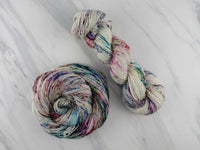 PARTY LIKE IT'S 2023 on Sparkly Merino Sock - Purple Lamb