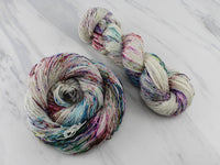 PARTY LIKE IT'S 2023 on Sparkly Merino Sock - Purple Lamb