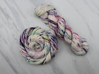 PARTY LIKE IT'S 2021 Hand-Dyed Yarn on Quick and Cozy Bulky Yarn - Purple Lamb