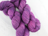 PHANTOM OF THE OPERA Hand-Dyed Yarn on Buttery Soft DK - Purple Lamb