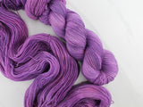 PHANTOM OF THE OPERA Indie-Dyed Yarn on Feather Sock - Purple Lamb