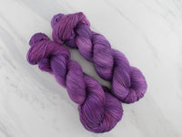 PHANTOM OF THE OPERA Indie-Dyed Yarn on Feather Sock - Purple Lamb