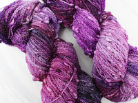 PHANTOM OF THE OPERA Hand-Dyed Yarn on Squiggle Sock