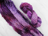 PHANTOM OF THE OPERA Hand-Dyed Yarn on Squiggle Sock