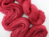 POMEGRANATE on Sparkly Merino Sock