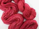 POMEGRANATE on Sparkly Merino Sock