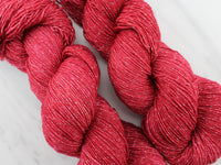 POMEGRANATE on Sparkly Merino Sock