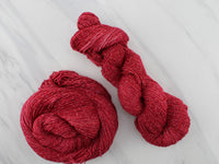 POMEGRANATE on Sparkly Merino Sock