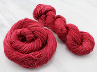 POMEGRANATE on Sparkly Merino Sock