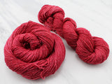 POMEGRANATE on Sparkly Merino Sock