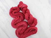POMEGRANATE on Sparkly Merino Sock