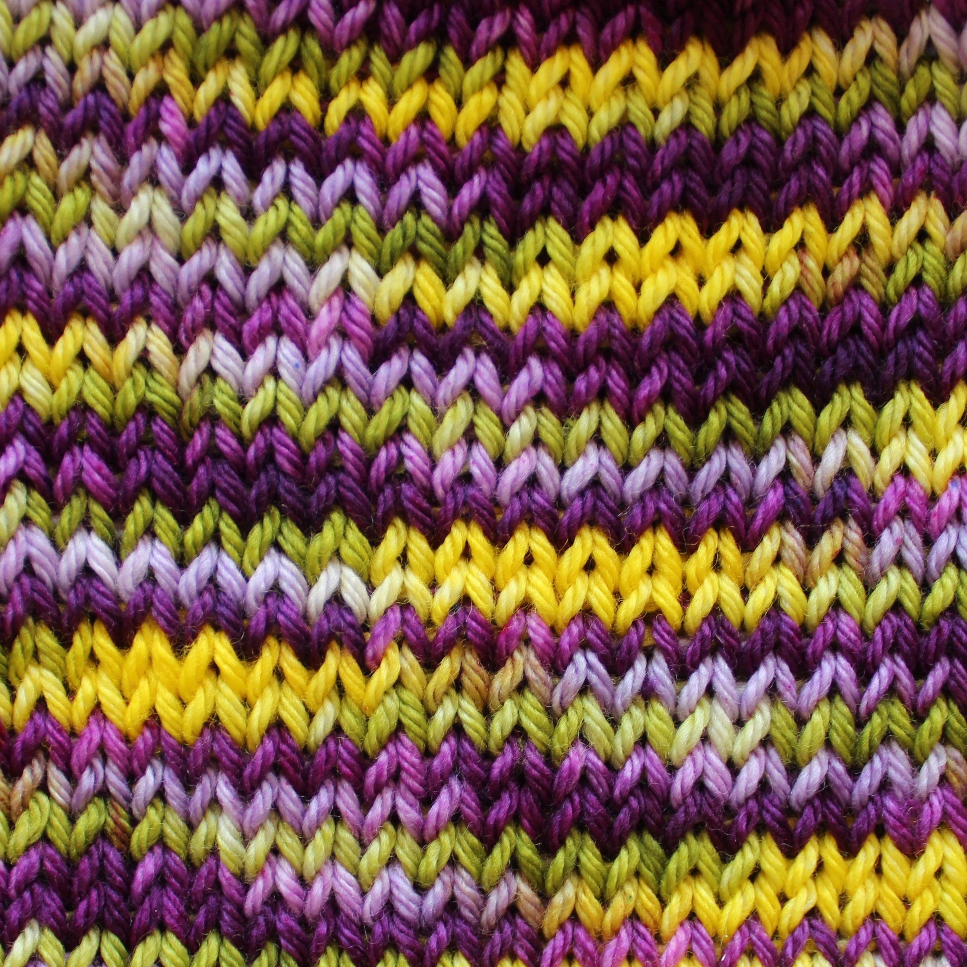 PURPLE IRIS Indie-Dyed Yarn on Sock Perfection - Purple Lamb