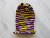PURPLE IRIS Indie-Dyed Yarn on Squoosh DK - Purple Lamb