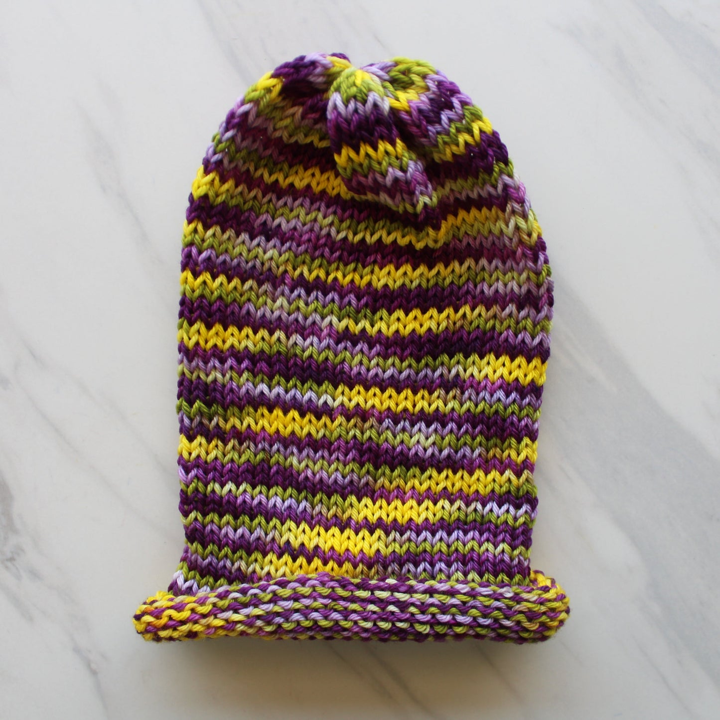 PURPLE IRIS Indie-Dyed Yarn on Sock Perfection - Purple Lamb