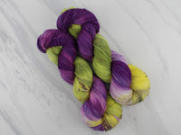 PURPLE IRIS Indie-Dyed Yarn on Feather Sock - Purple Lamb