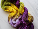 PURPLE IRIS Indie-Dyed Yarn on Squoosh DK - Purple Lamb