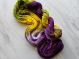 PURPLE IRIS Indie-Dyed Yarn on Squoosh DK - Purple Lamb