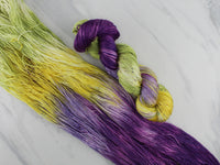 PURPLE IRIS Indie-Dyed Yarn on So Silky Sock - Purple Lamb