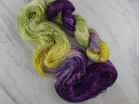 PURPLE IRIS Indie-Dyed Yarn on So Silky Sock - Purple Lamb
