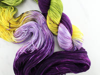 PURPLE IRIS Indie-Dyed Yarn on Super Sport