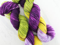 PURPLE IRIS Indie-Dyed Yarn on Super Sport