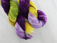 PURPLE IRIS Indie-Dyed Yarn on Super Sport