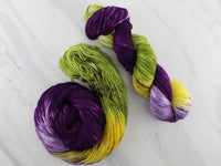 PURPLE IRIS Indie-Dyed Yarn on Super Sport