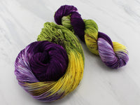 PURPLE IRIS Indie-Dyed Yarn on Super Sport