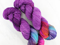 PURPLE PRISM Indie-Dyed Yarn on Sock Perfection - Purple Lamb