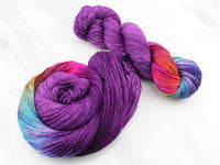 PURPLE PRISM Indie-Dyed Yarn on Sock Perfection - Purple Lamb