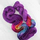 PURPLE PRISM Indie-Dyed Yarn on Sock Perfection - Purple Lamb