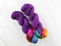 PURPLE PRISM Indie-Dyed Yarn on Super Sport