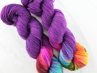 PURPLE PRISM Indie-Dyed Yarn on Super Sport